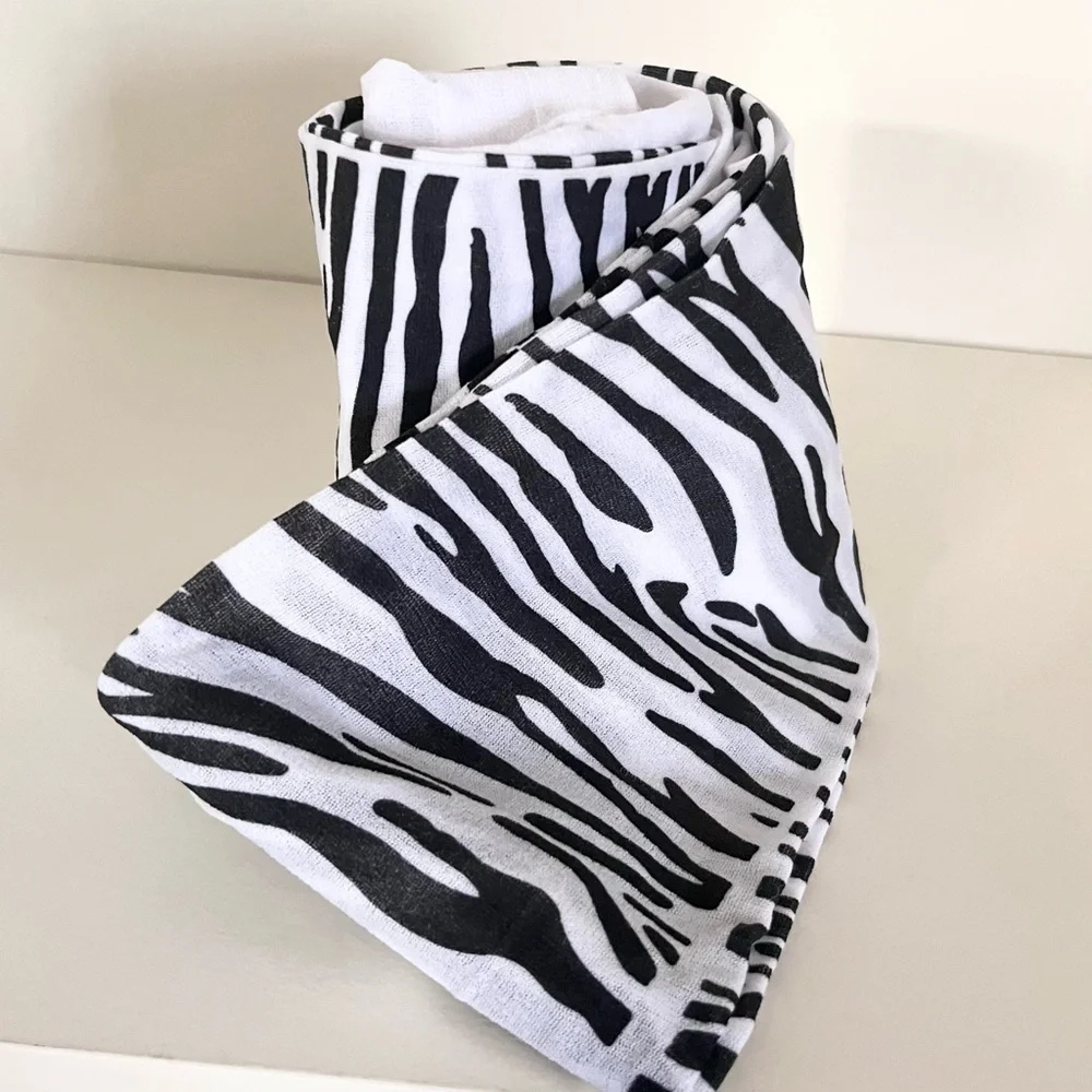 NWOT Zebra print stockings